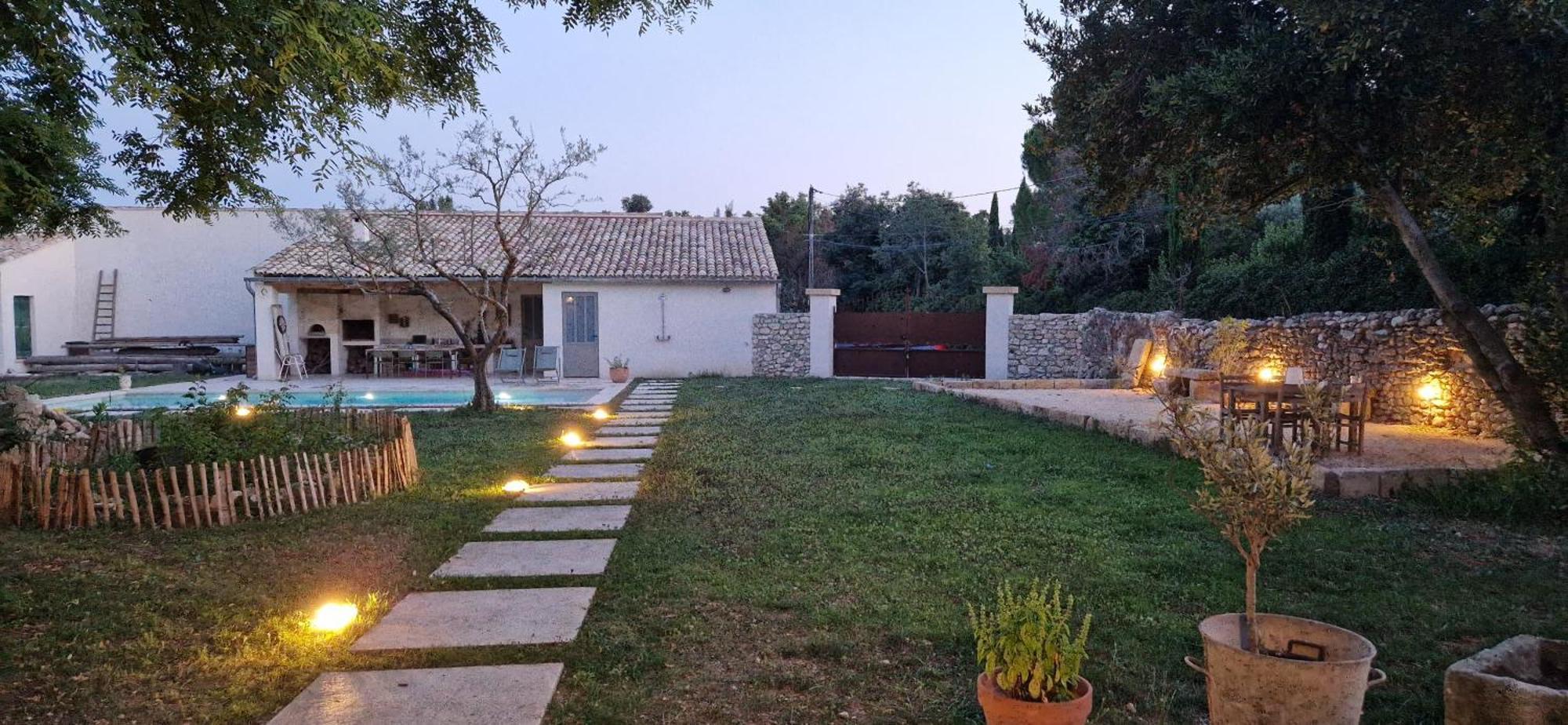 Appartement Dans Un Mas Provencal Renove Saint-Hilaire-dʼOzilhan Zewnętrze zdjęcie